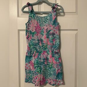 Lilly Pulitzer Print Sleeveless Romper
